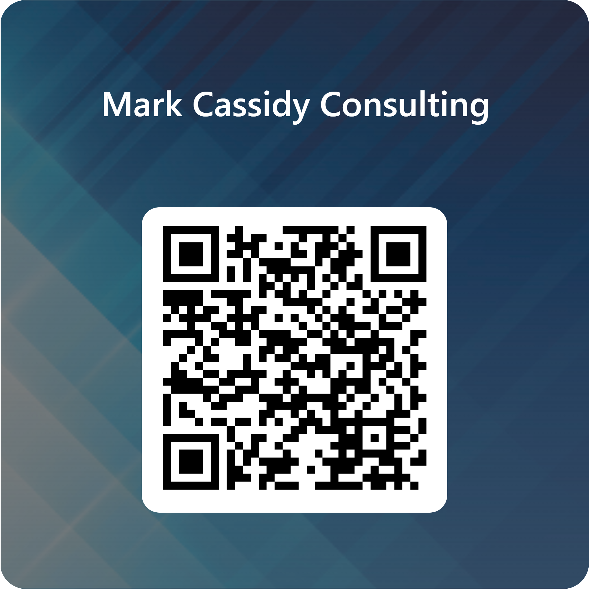 QR code — Mark Cassidy Consulting